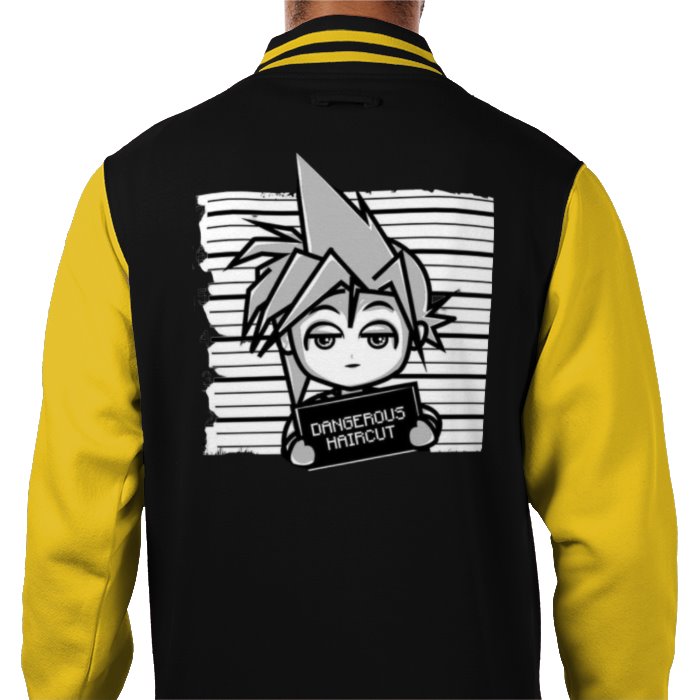 Final Fantasy 7 - Dangerous Hair Cut Varsity Jacket