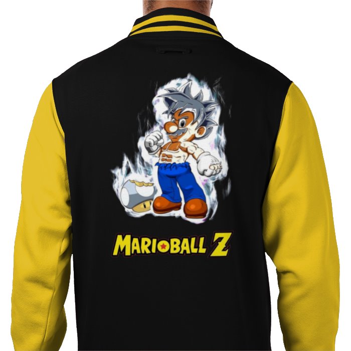 Super Mario x Dragonball Z - Ultra Instinct Varsity Jacket