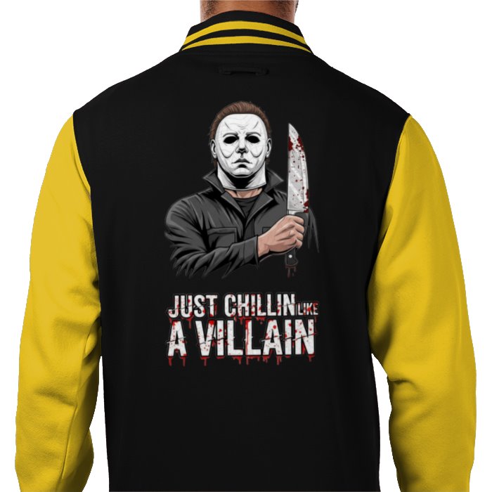 Halloween - Chilin Like A Villain Varsity Jacket
