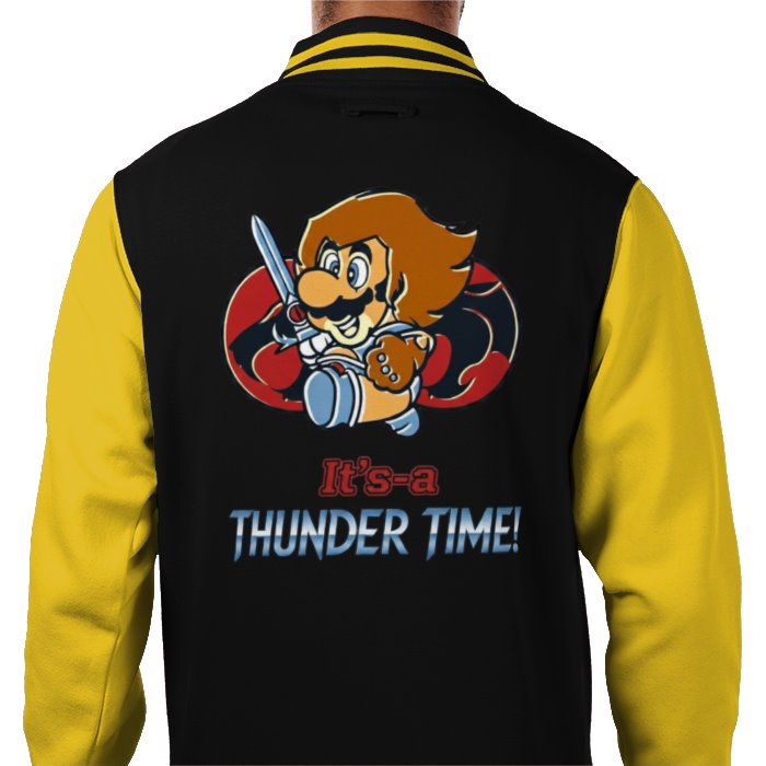 Super Mario x Thundercats - Its 'a Thunder Time Varsity Jacket