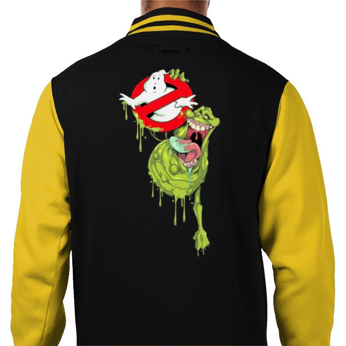 Ghostbusters - Slimer & Logo Varsity Jacket