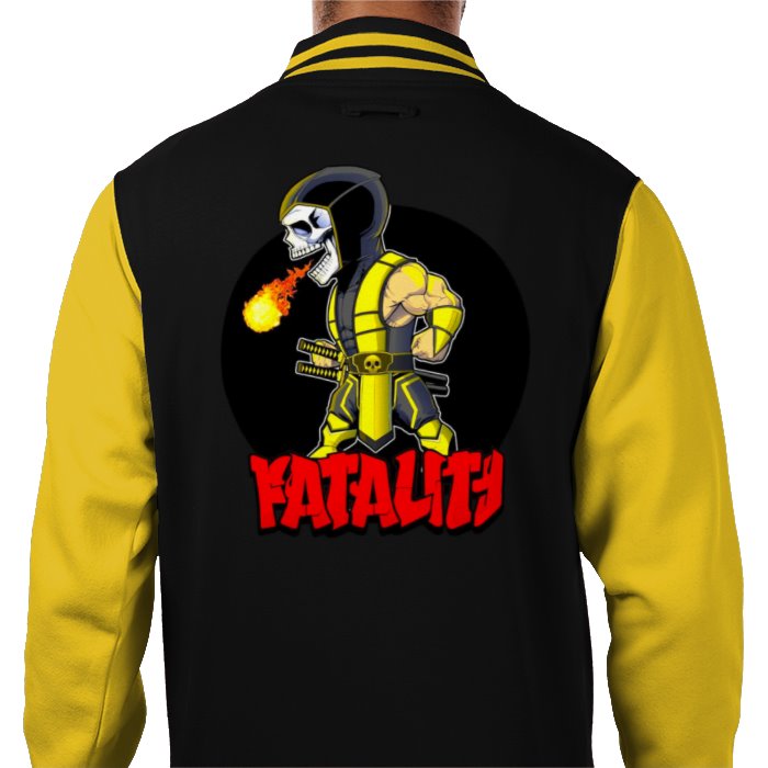 Mortal Kombat - Scorpion Fatality Varsity Jacket