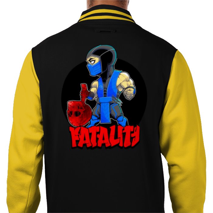 Mortal Kombat - Sub Zero Fatality Varsity Jacket