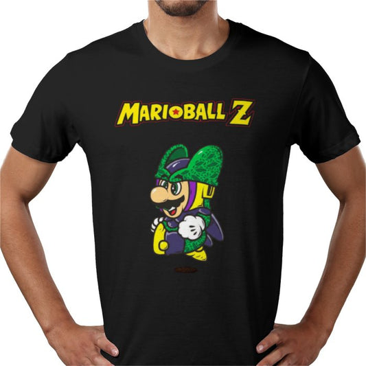 Super Mario x Dragon Ball Z Marioball Z T-Shirt | Gaming Anime Mashup Tee