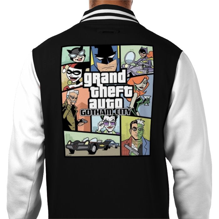 Batman & Grand Theft Auto - Grand Theft Auto Gotham Varsity Jacket