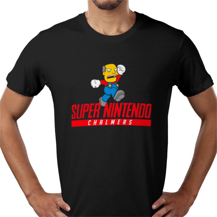 Nintendo x Super Mario Bro's x The Simpsons - Super Nintendo Chalmers T-shirt