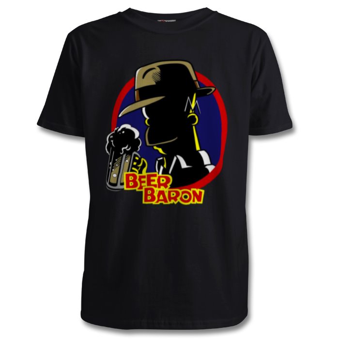 The Simpsons & Dick Tracey - Beer Baron T-shirt