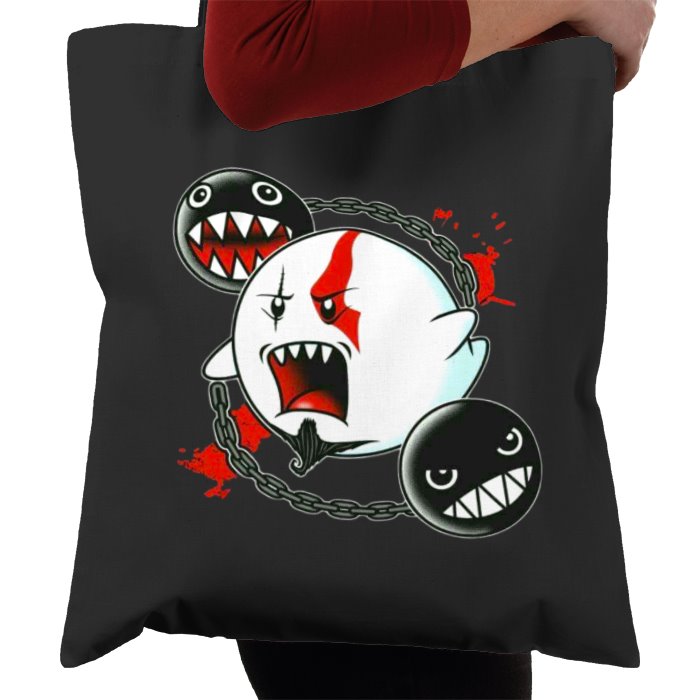 Super Mario Bro's x God Of War - God Of Ghosts Tote Bag