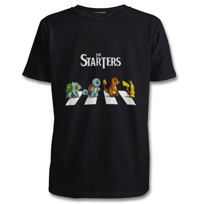 Pokémon & The Beatles - Abby Road Starters T-shirt