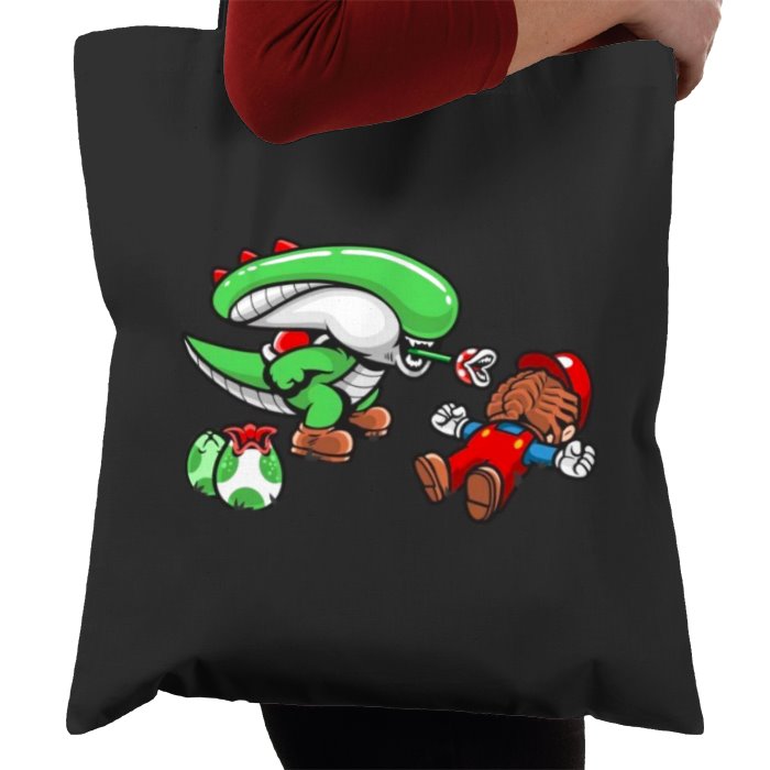 Super Mario Bro's & Alien - Xenomorph Bro's Tote Bag