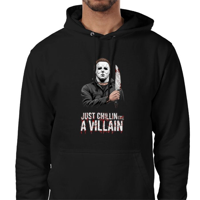 Halloween - Chilling Like A Villain Pocket Hoodie