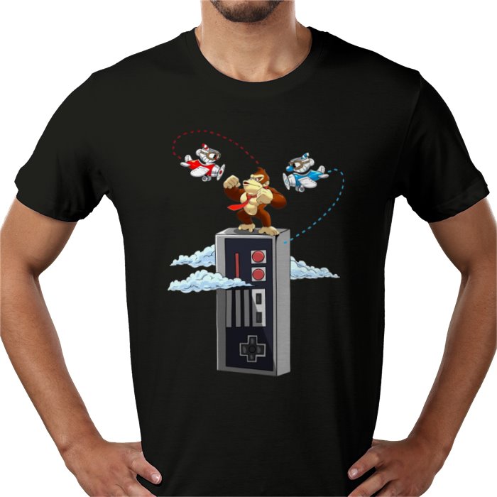Donkey Kong x Cuphead x King Kong Parody - Kong Of New Donk T-Shirt