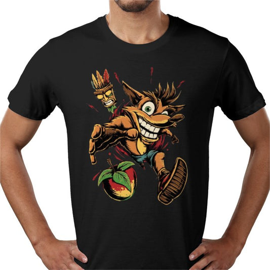 Crash Bandicoot T-Shirt | PlayStation Retro Gaming Graphic Tee