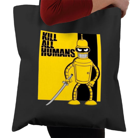 Futurama x Kill Bill - Kill All Humans Theme Tote Bag