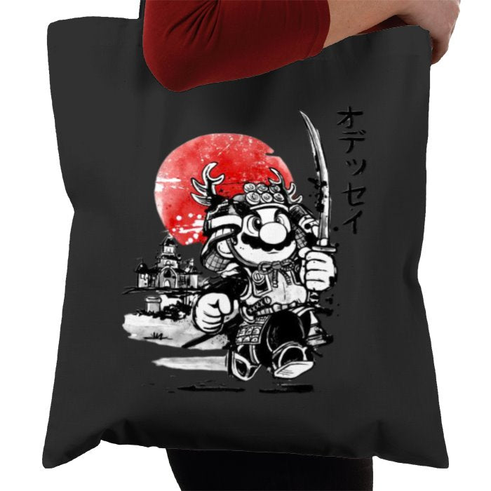 Super Mario Bro's - Samurai Mario Tote Bag