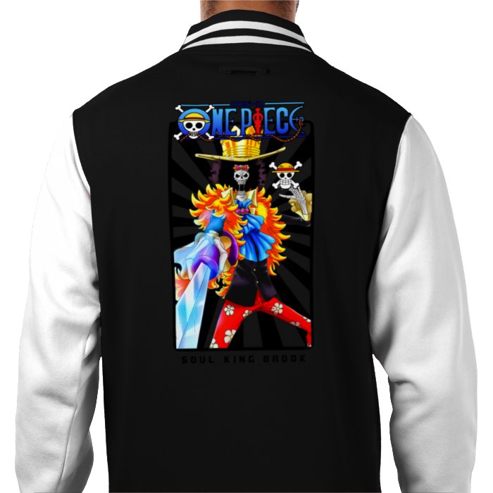 One Piece - Brook Theme 4 Varsity Jacket