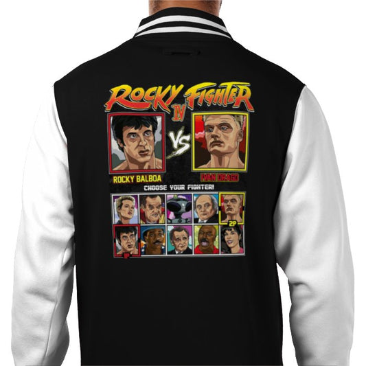 Rocky & Street Fighter - Rocky Fighter Varsity Jacket