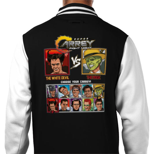 Jim Carrey & Fight Night & Street Fighter - Super Carrey Fight Night Varsity Jacket