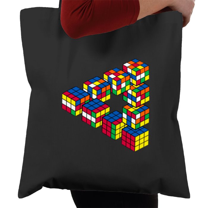 Rubik's Theme Tote Bag