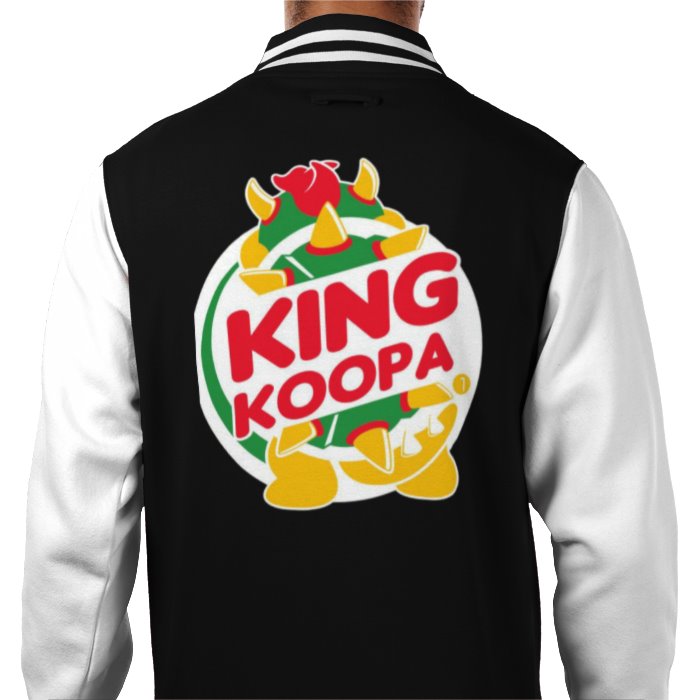 Super Mario Bro's & Burger King - King Koopa Varsity Jacket