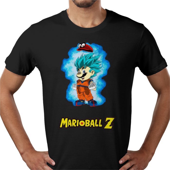 Super Mario x Dragonball Z - Super Saiyan Mario T-shirt