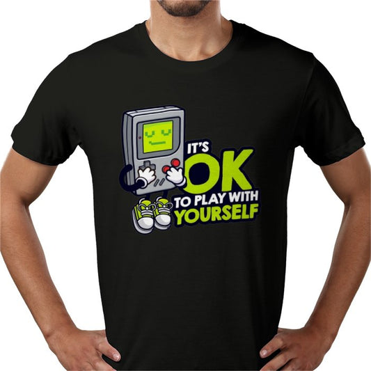 Game Boy — It's OK To Play With Yourself T-Shirt