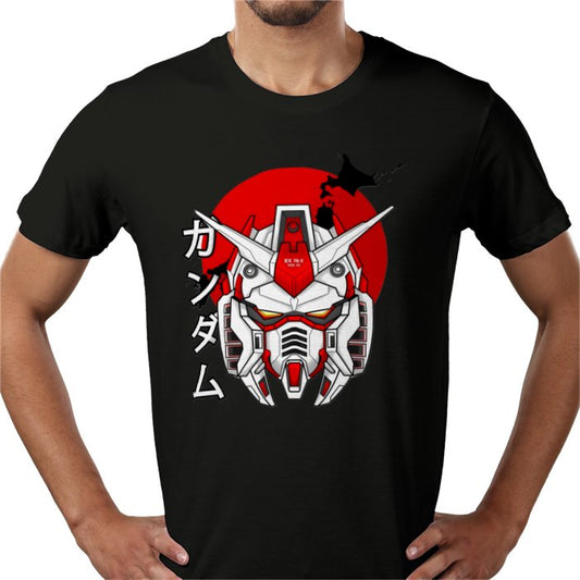 Gundam Wing - RX 78 5 Head T-Shirt