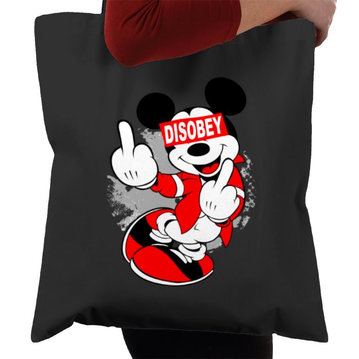 Mickey Mouse - Disobey Tote Bag