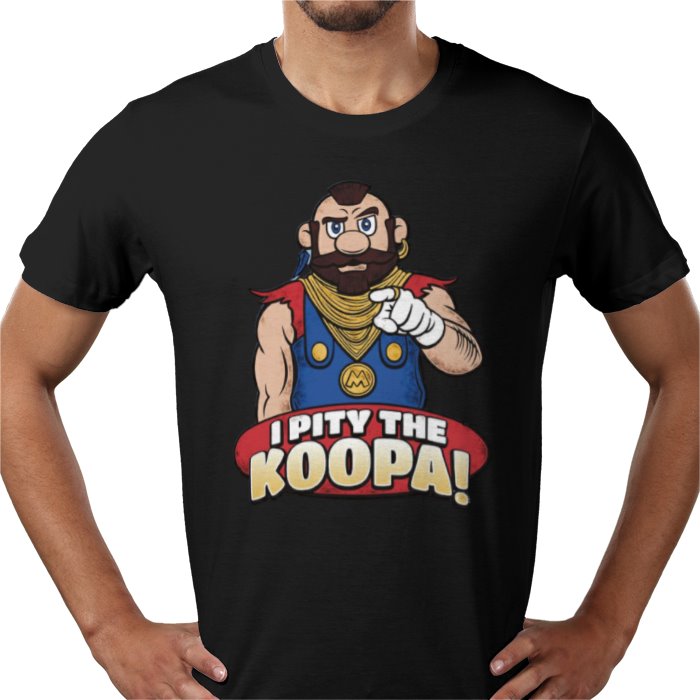 Super Mario x The A Team - I Pity The Koopa T-shirt