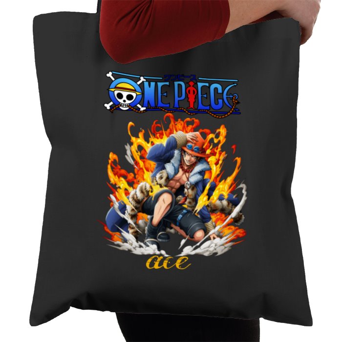 One Piece - Ace Portrait Tote Bag