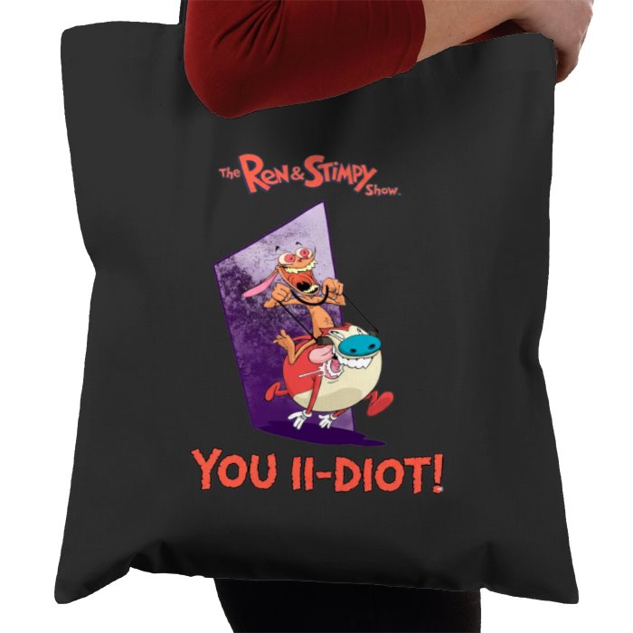 Ren & Stimpy - You Idiot Tote Bag