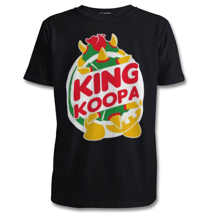 Super Mario Bro's & Burger King - King Koopa T-shirt