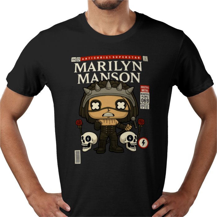 Marylin Manson - Chibi Marylin T-Shirt