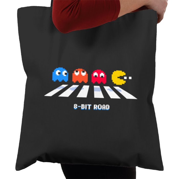 Pac-Man - 8 Bit Road Tote Bag