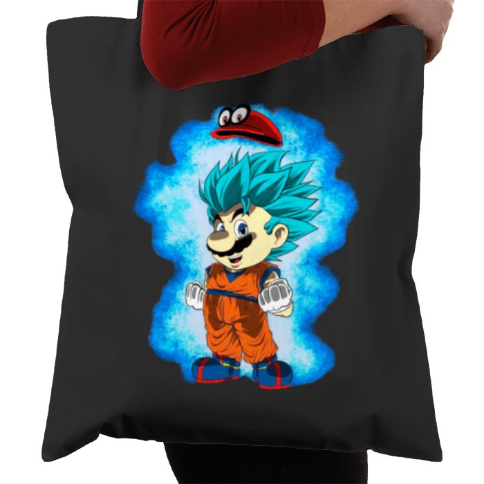 Dragonball Z & Super Mario Bro's - Saiyan Bro's Tote Bag