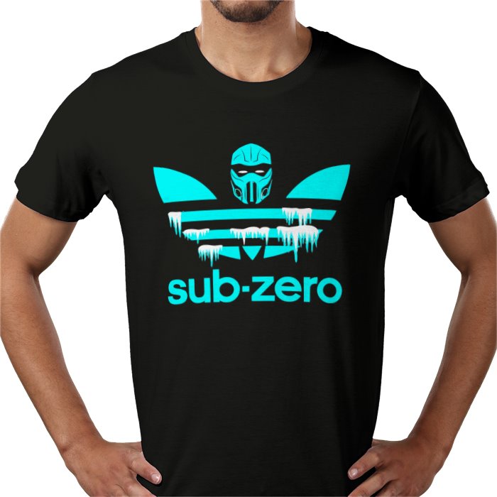 Mortal Kombat x Adidas — Sub-Zero Theme T-Shirt