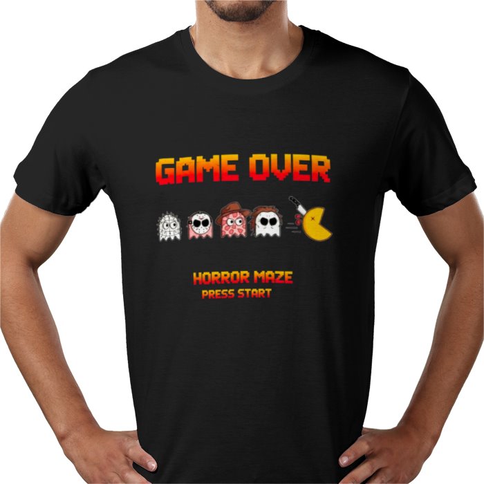 Pacman x Horror Movies - Horror Mashup T-shirt