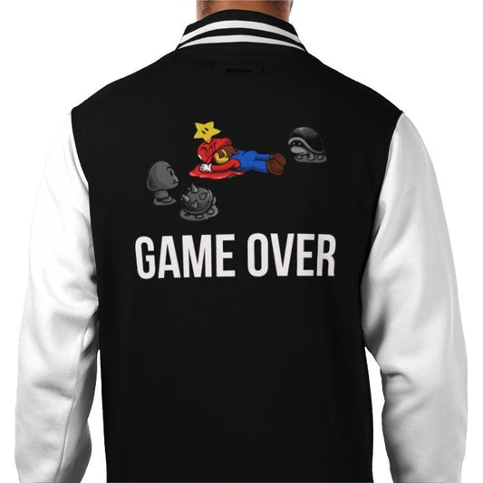 Super Mario Bro's - Game Over Varsity Jacket