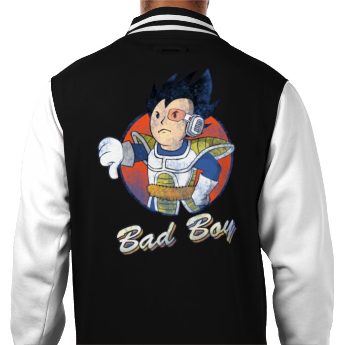 Dragon Ball Z & Fallout - Vegeta Bad Boy Varsity Jacket