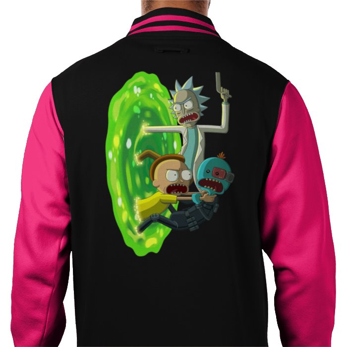 Rick & Morty - Mr Meeseeks Portal Varsity Jacket