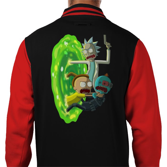 Rick & Morty - Mr Meeseeks Portal Varsity Jacket