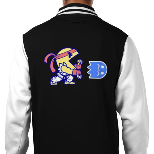 Pacman & Street Fighter - Pac Fighter Varsity Jacket