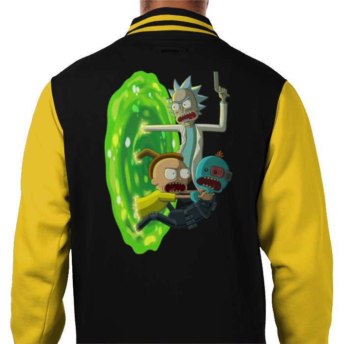 Rick & Morty - Mr Meeseeks Portal Varsity Jacket