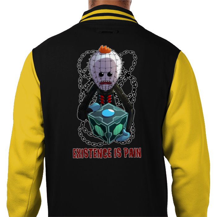 Rick & Morty x Hellraiser - Existence Is Pain Varsity Jacket