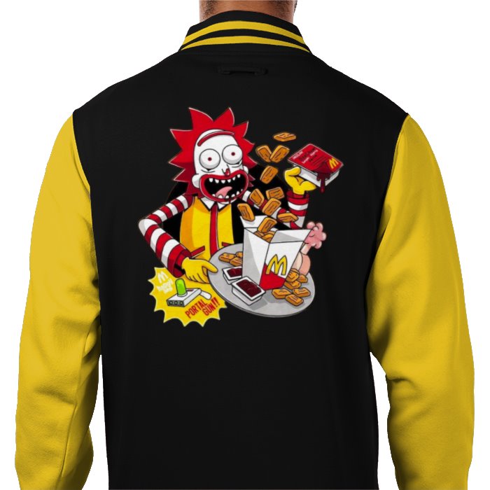 Rick & Morty x Mc Donald's - Rick Mc Donald Varsity Jacket