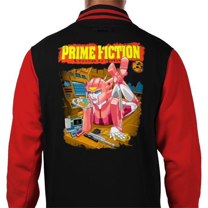Transformers x Pulp Fiction - Prime Fiction Varsity Jacket