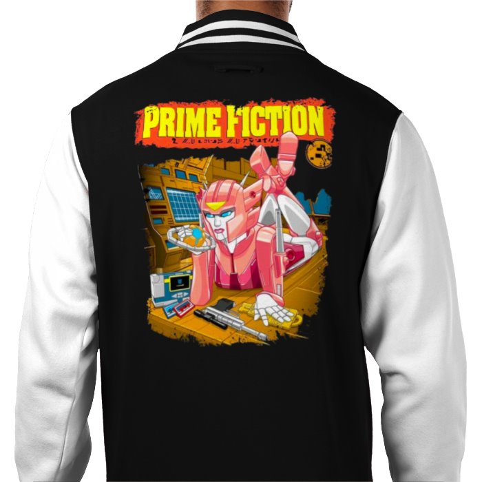Transformers x Pulp Fiction - Prime Fiction Varsity Jacket