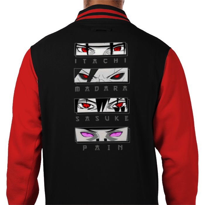 Naruto - More Eyes Varsity Jacket