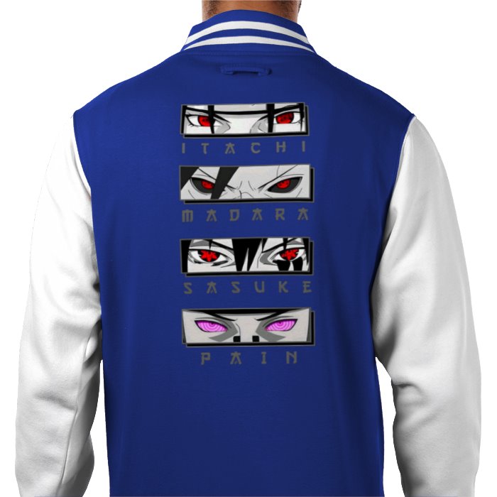 Naruto - More Eyes Varsity Jacket