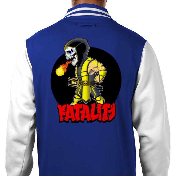 Mortal Kombat - Scorpion Fatality Varsity Jacket